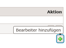 Aktion "Bearbeiter*in hinzufügen"